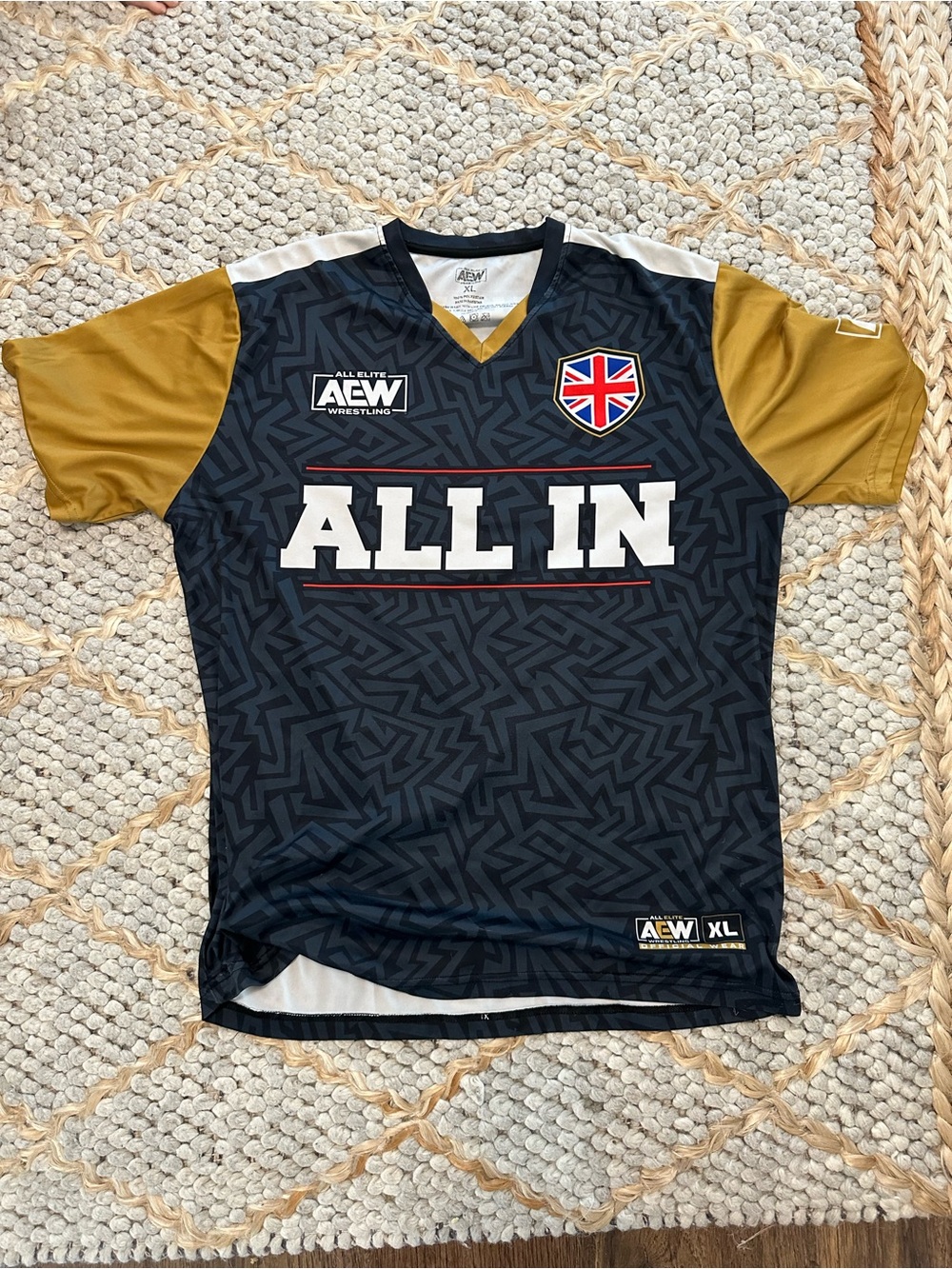 AEW ALL IN 2023 Soccer Jersey XL